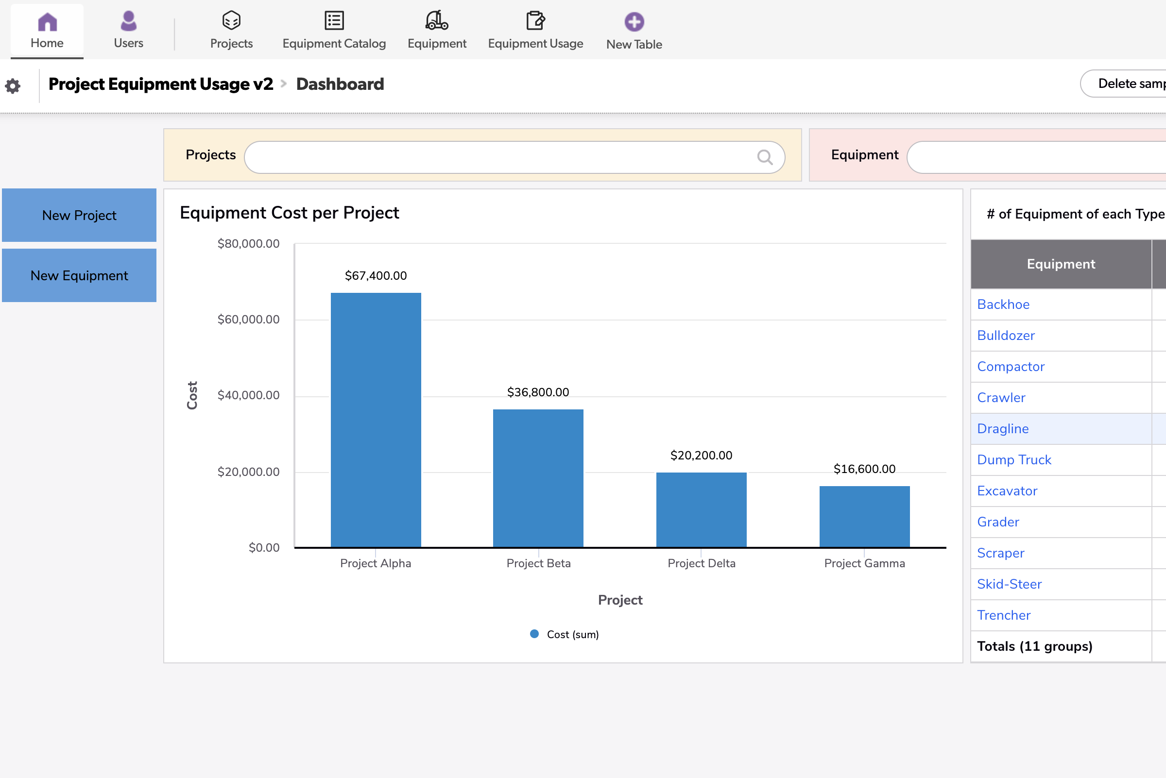 Quickbase Gantt Template App